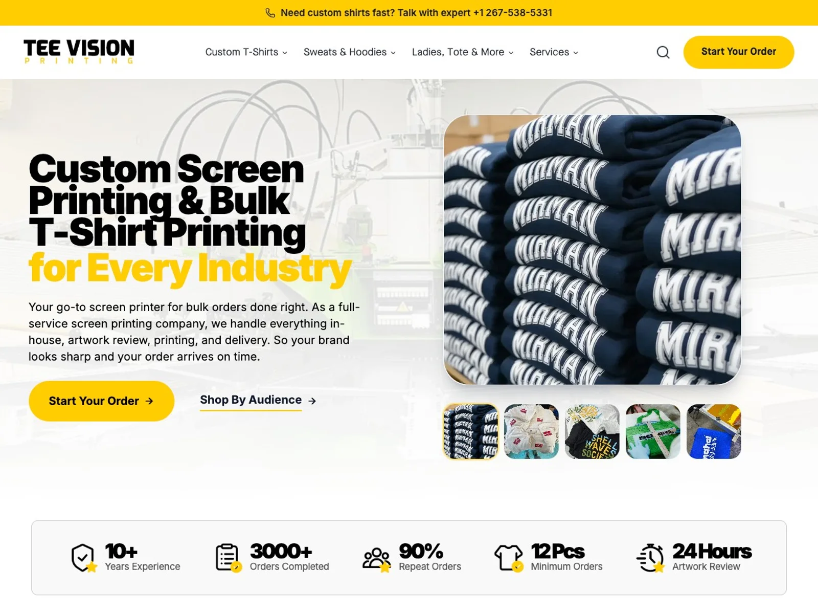 E-Commerce Platform (Teevision Printing)