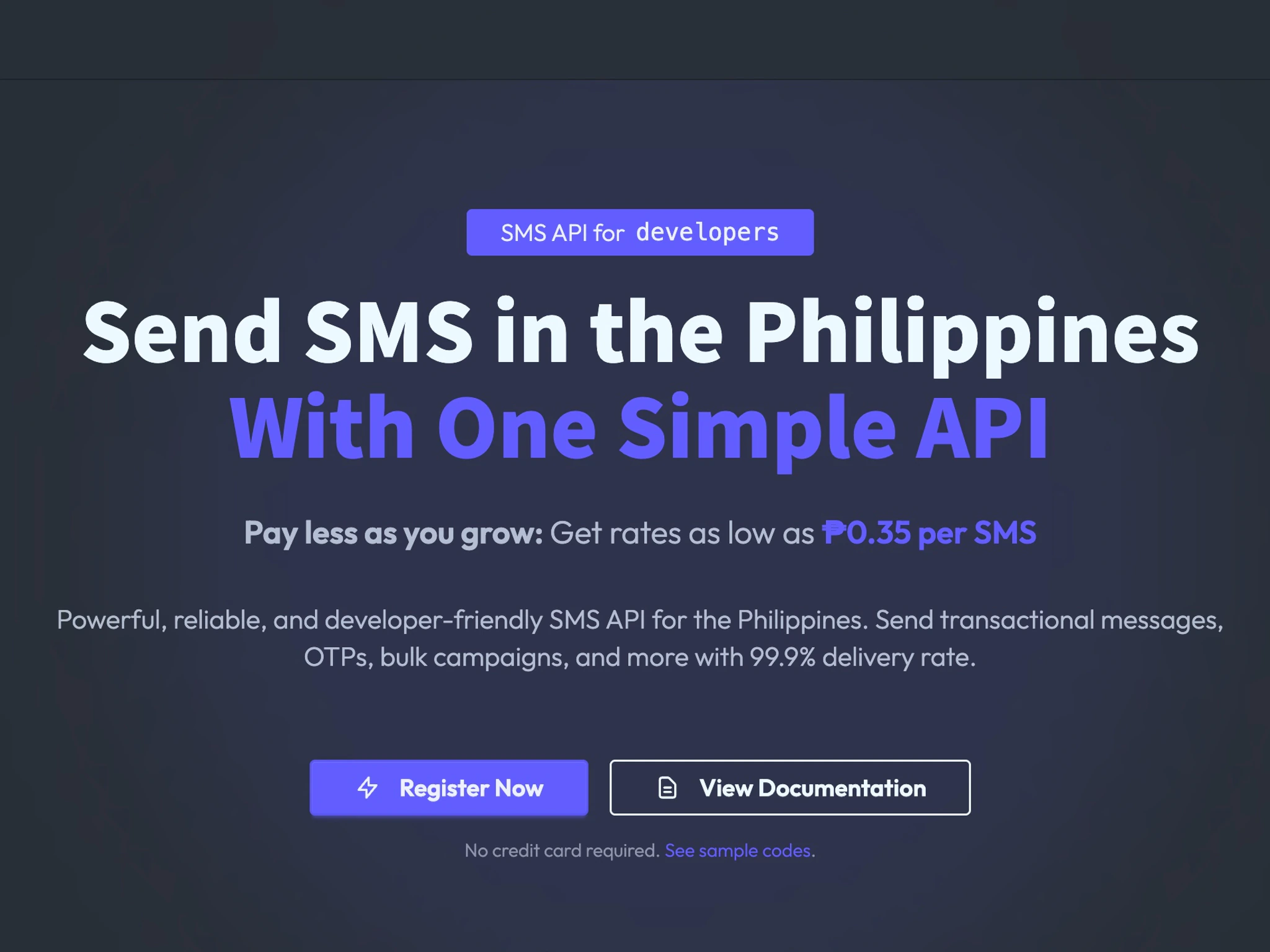 UniSMS - SMS API Philippines