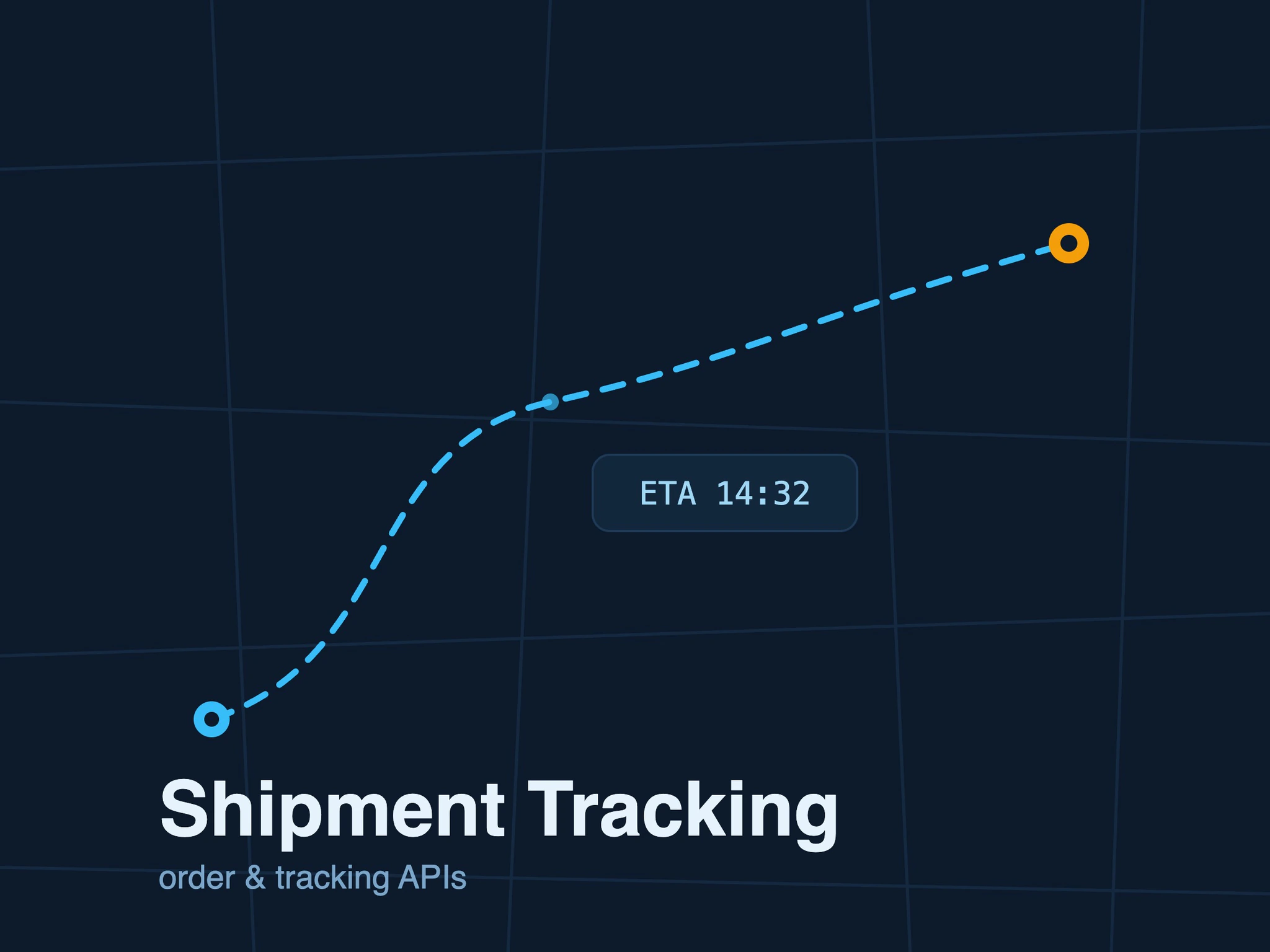 Shipment tracking backend for a logistics provider