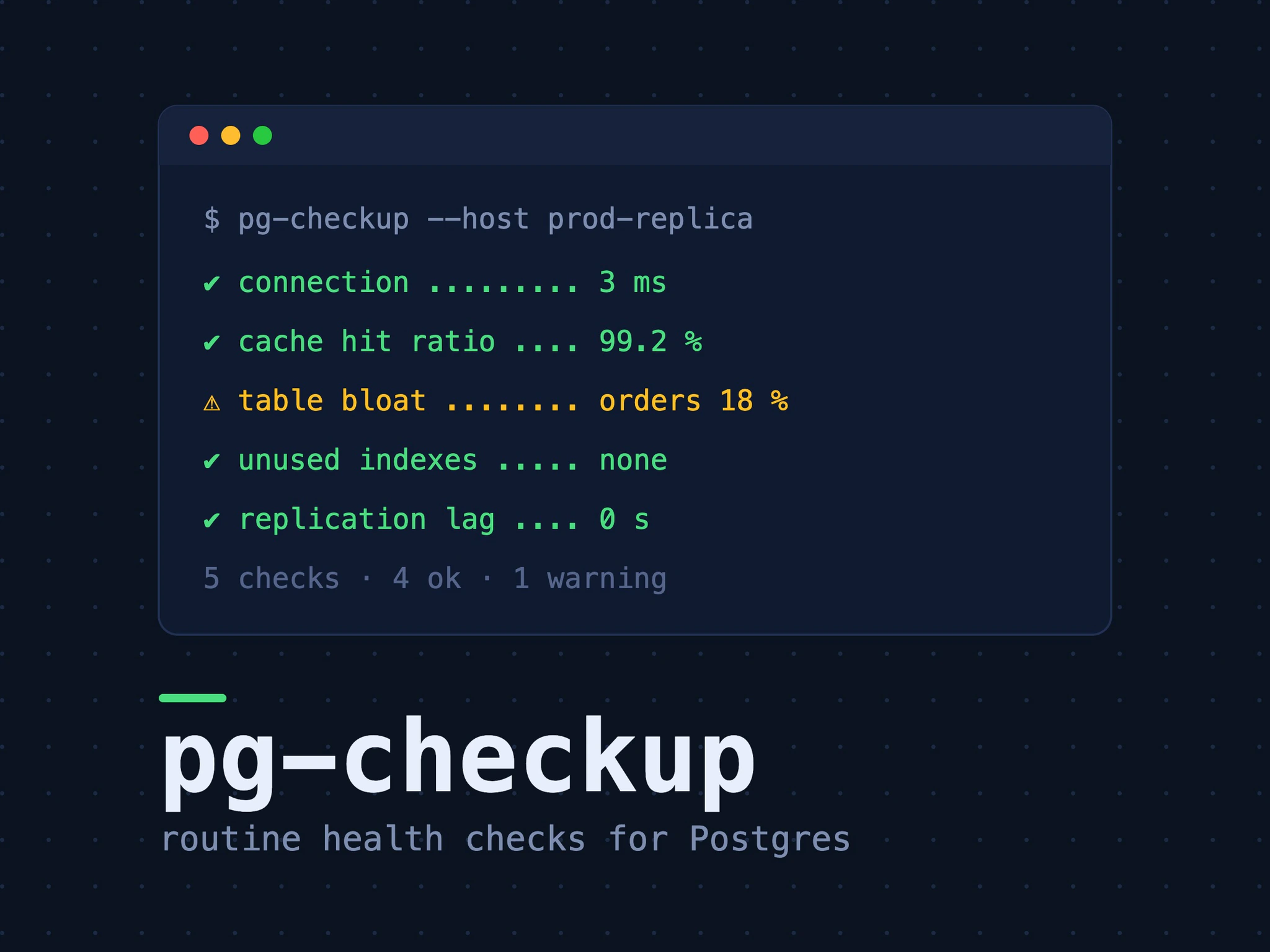 pg-checkup