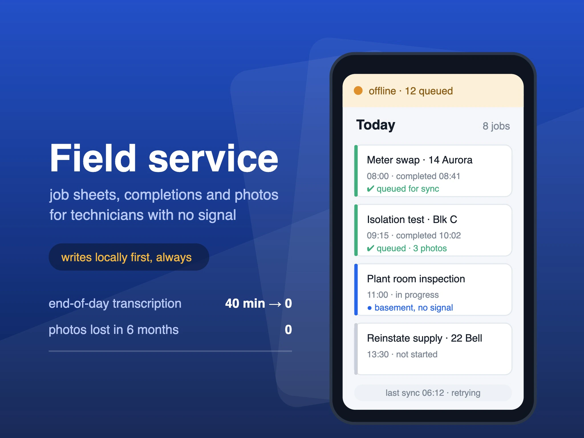 Field Service Mobile App