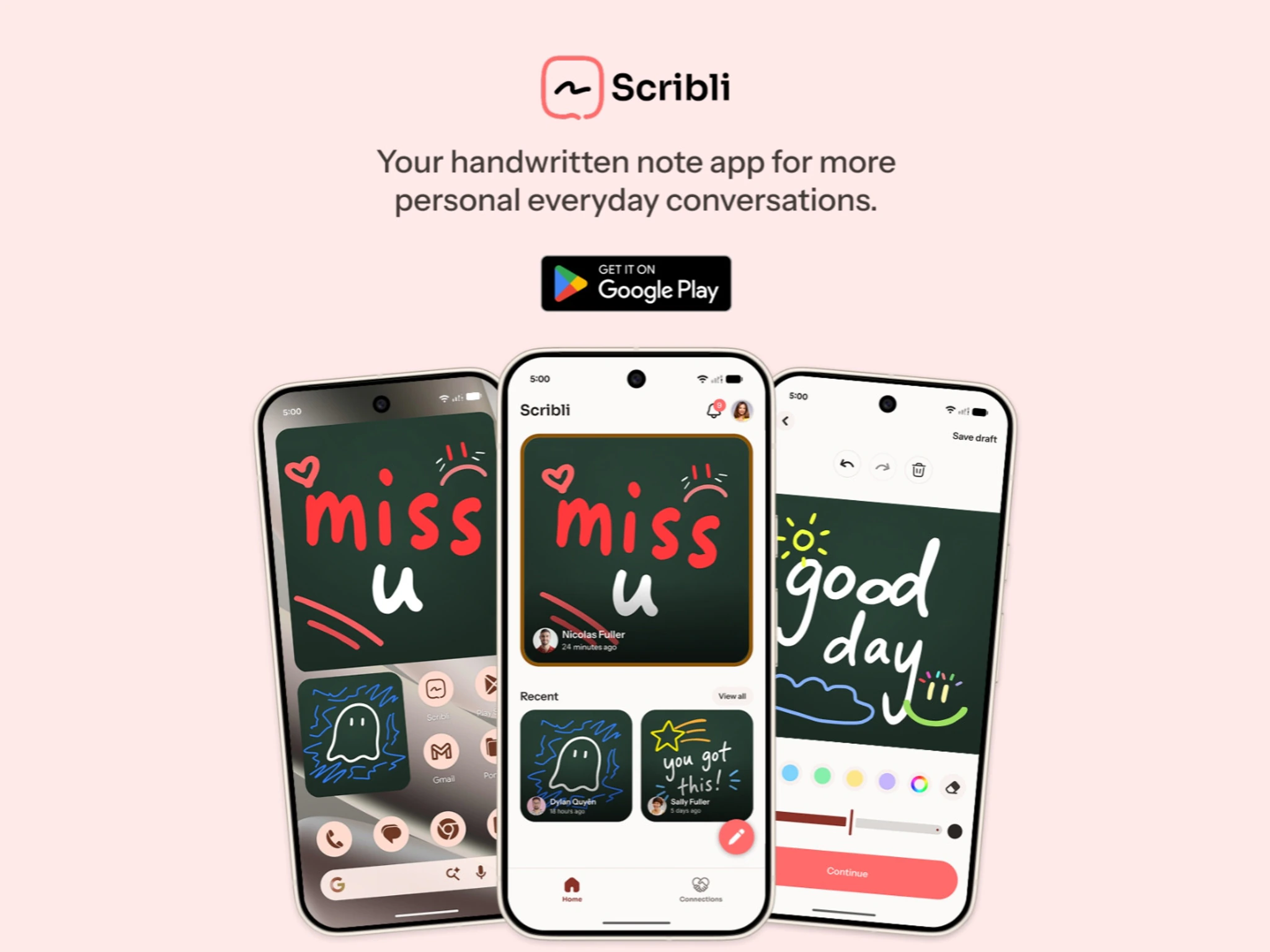 Scribli: Message Widget